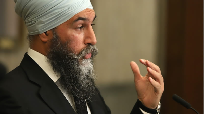 新民主党（NDP）领袖贾格米特·辛格（Jagmeet Singh）