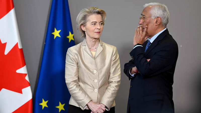 von der Leyen and Antonio Costa