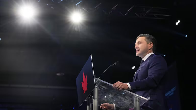 保守党领袖博励治（Pierre Poilievre）