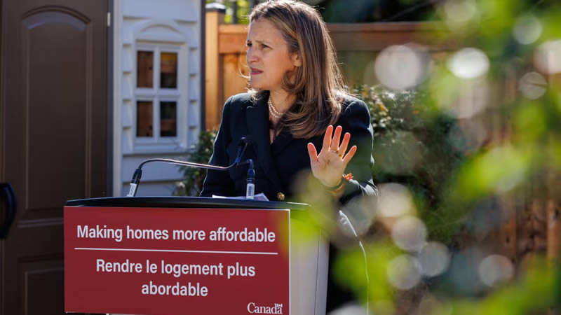 Finance Minister Chrystia Freeland