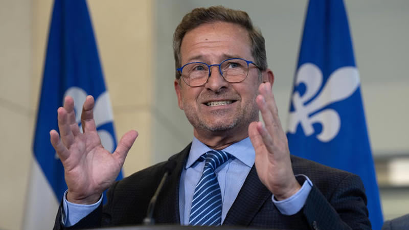 Bloc leader Yves-Francois Blanchet 魁人党 Bloc leader Yves-Francois Blanchet 魁人党