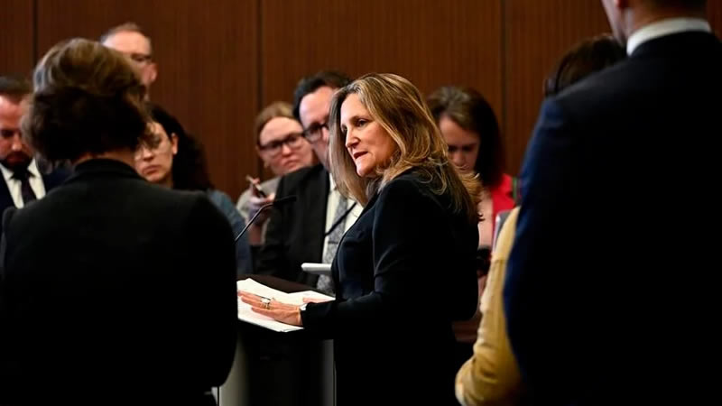 Deputy Prime Minister and Minister of Finance Chrystia Freeland Deputy Prime Minister and Minister of Finance Chrystia Freeland