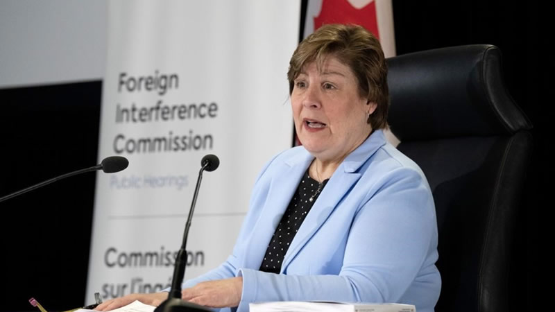 Commissioner Justice Marie-Josee Hogue Commissioner Justice Marie-Josee Hogue